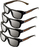 eDimensional ED_4PACK_ADULT 3D Glasses