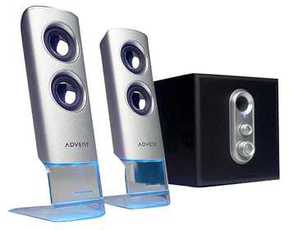 Produktfoto Advent ADE-210CS 2.1 Aluminium Speaker System