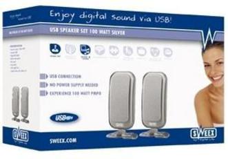 Produktfoto Sweex SP006 USB Speakerset 100 WATT Silver