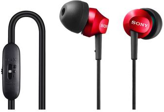 Produktfoto Sony MDR-EX58V RED